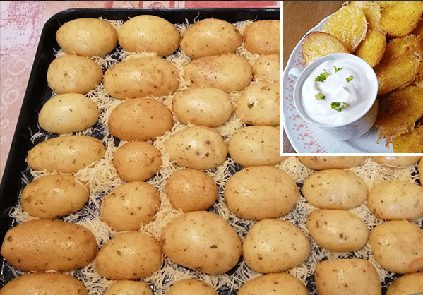 Knuspriger Snack: Diese Kartoffelhälften aus dem Ofen sind ein Internethit!