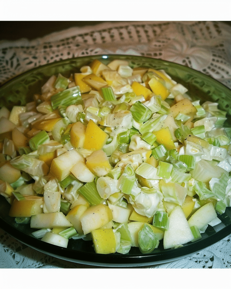 Apfel – Porree – Salat