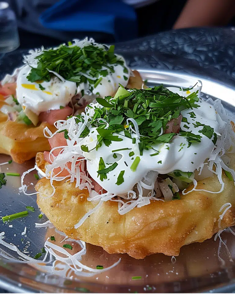 “Ungarischer Lángos-Genuss”