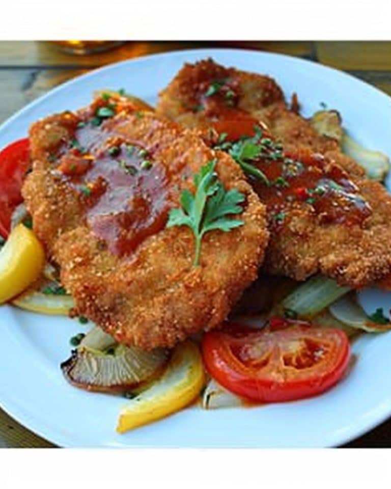 Zigeuner Schnitzel aus dem Ofen