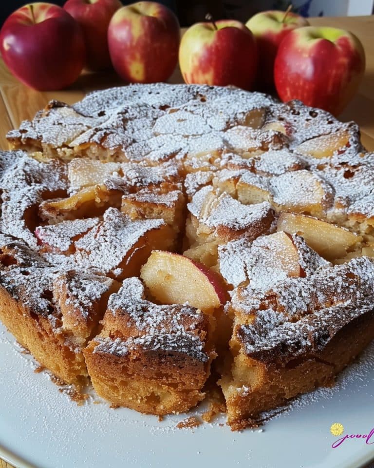 Dieser leckere Apfelkuchen aus nur 4 Zutaten bringt das Haus zum Duften