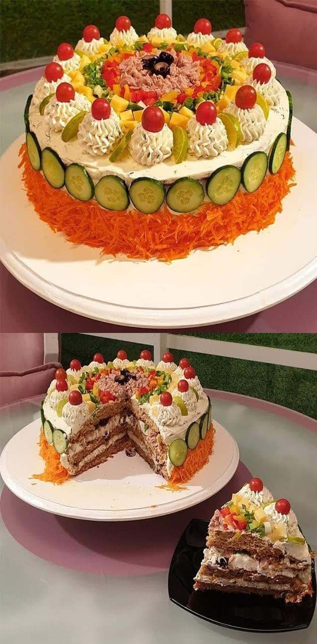 Party – Salattorte Blickfang auf jeder Feier - Yum Kuchen Party – Salattorte Blickfang auf jeder Feier - Yum Kuchen