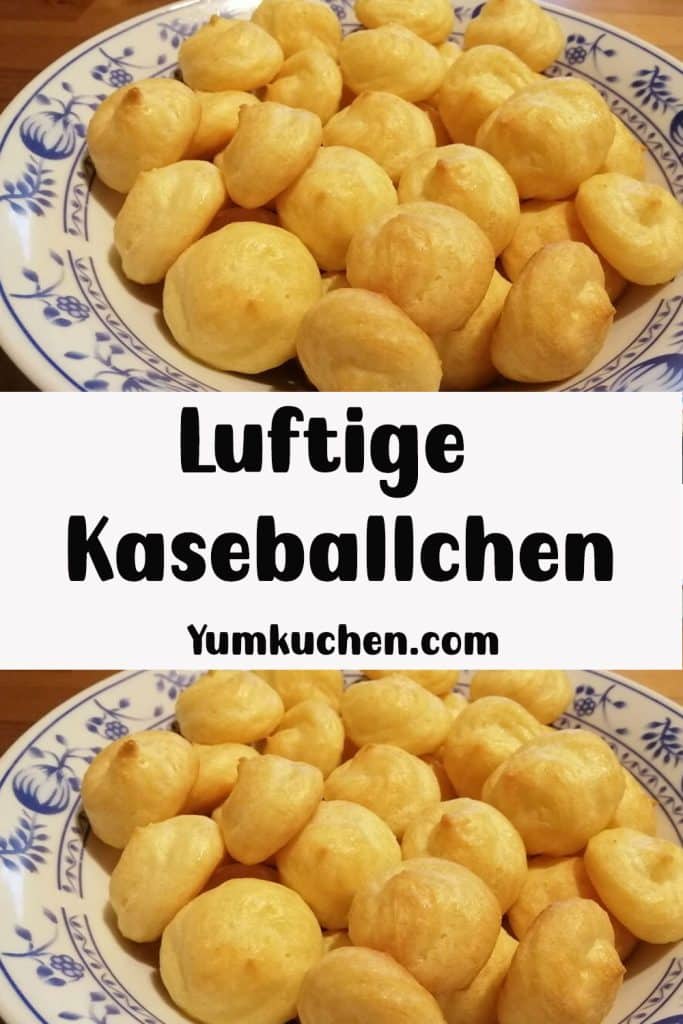 Luftige Käsebällchen - Yum Kuchen Luftige Käsebällchen - Yum Kuchen