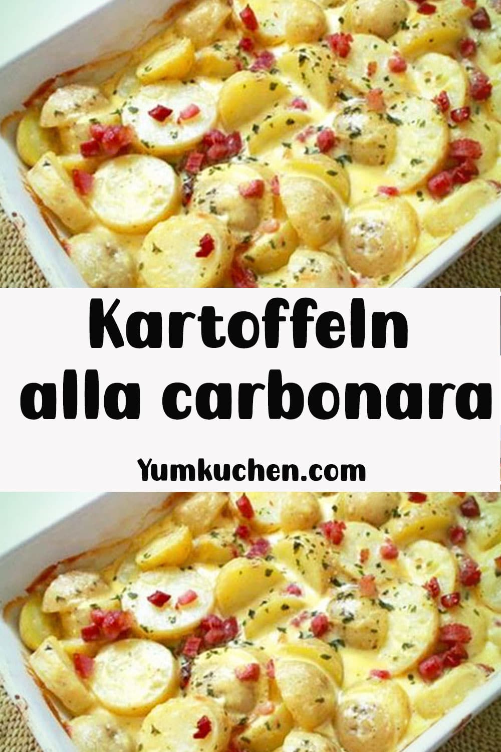 Kartoffeln alla carbonara, Mhmm unglaublich lecker!