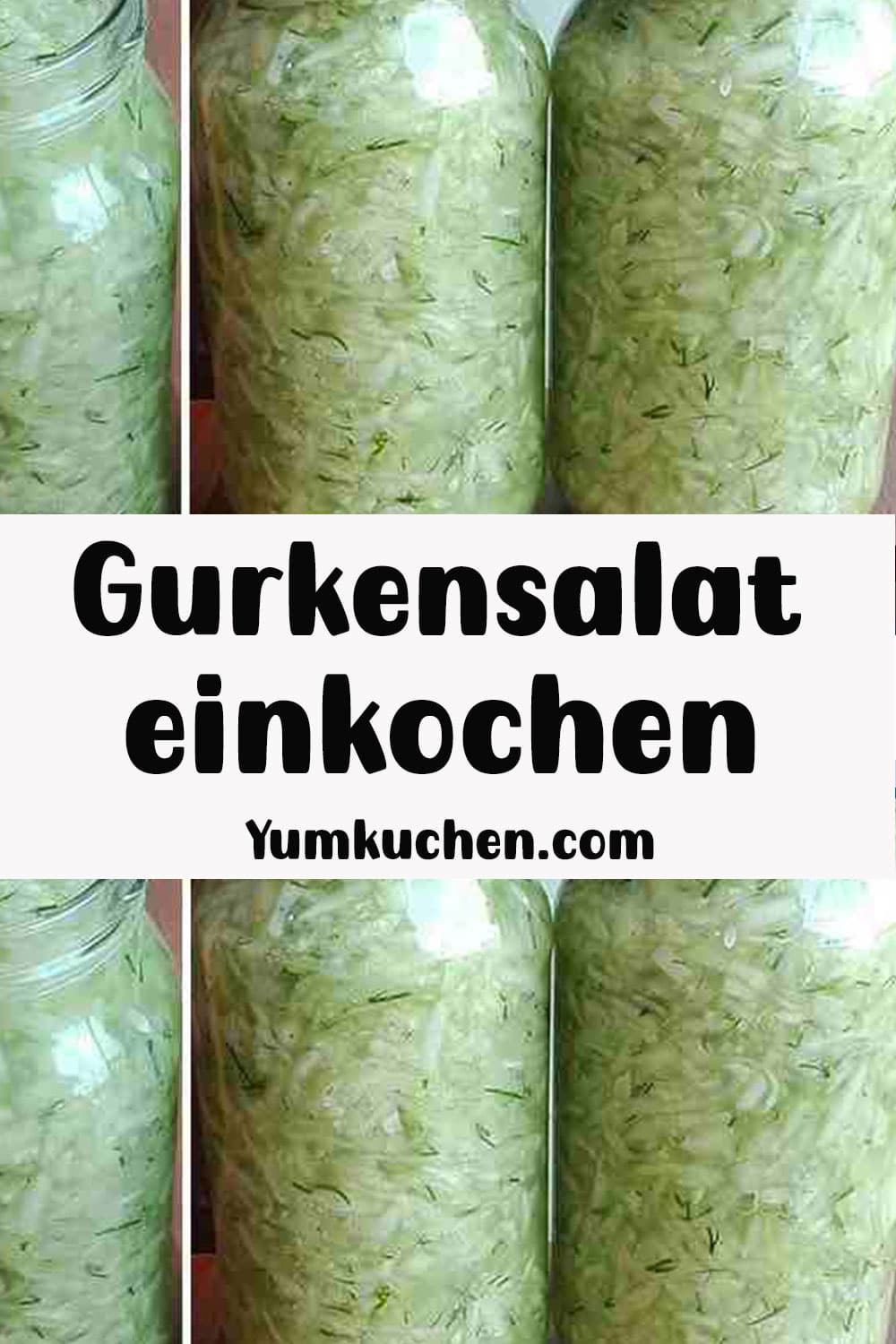 Gurkensalat einkochen