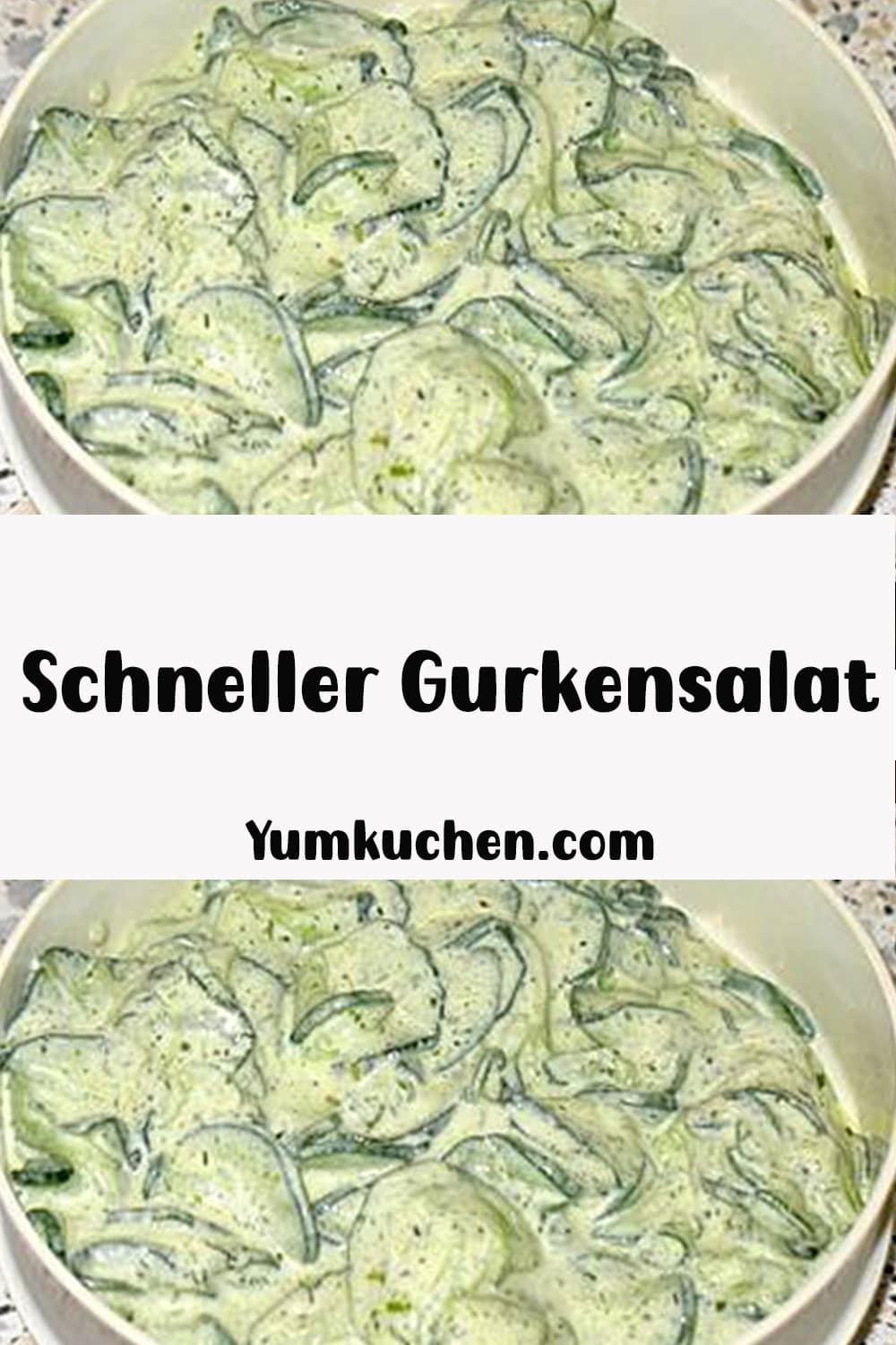 Schneller Gurkensalat