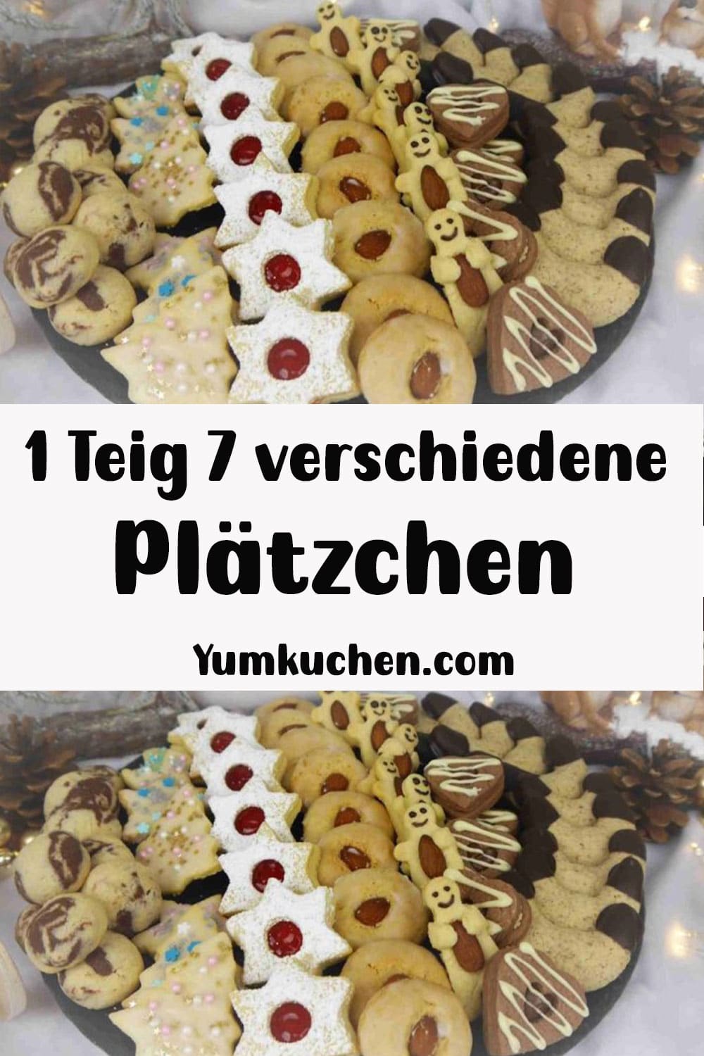 1 Teig 7 verschiedene Plätzchen