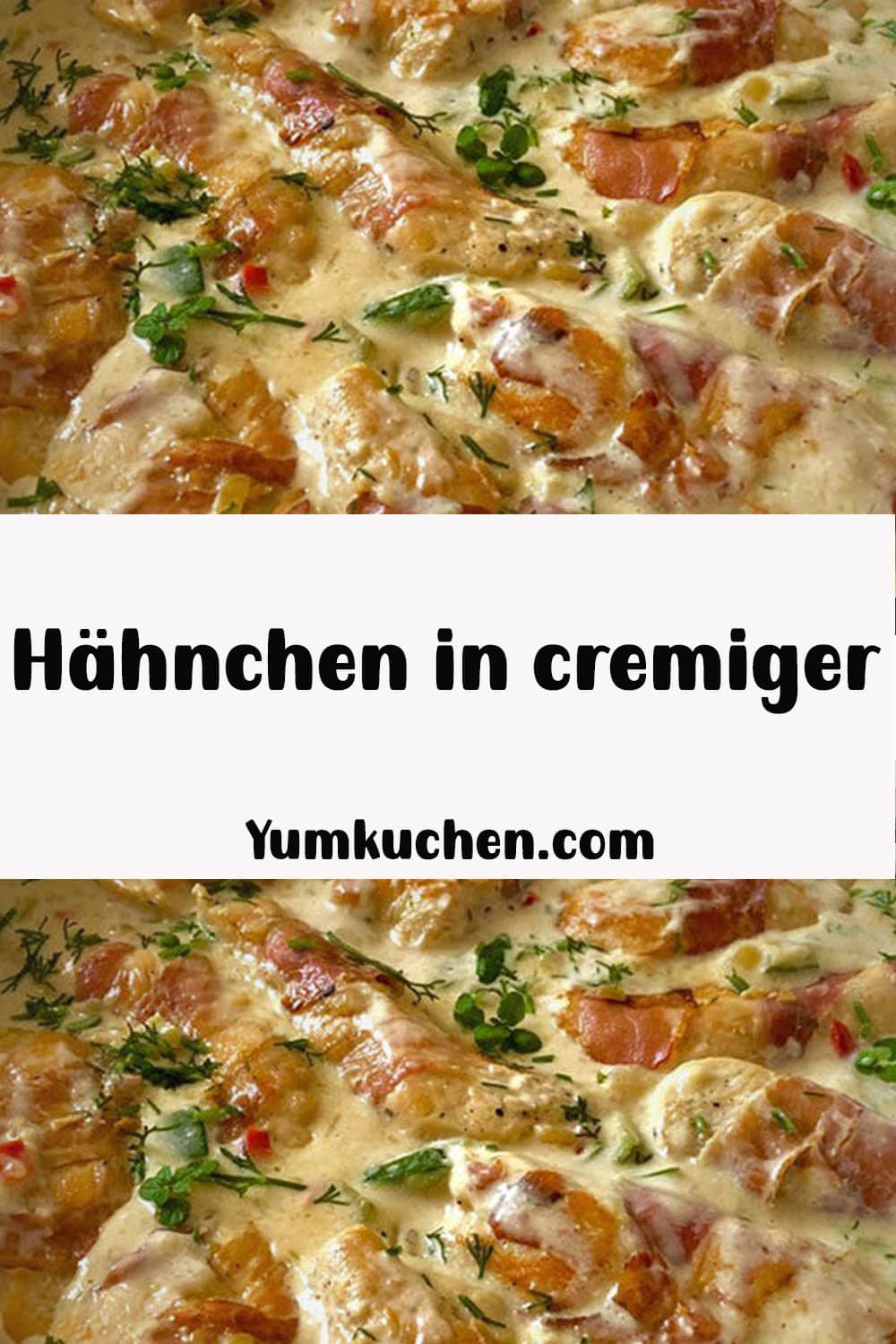 Hähnchen in cremiger