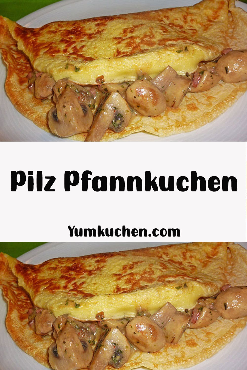 Pilz Pfannkuchen