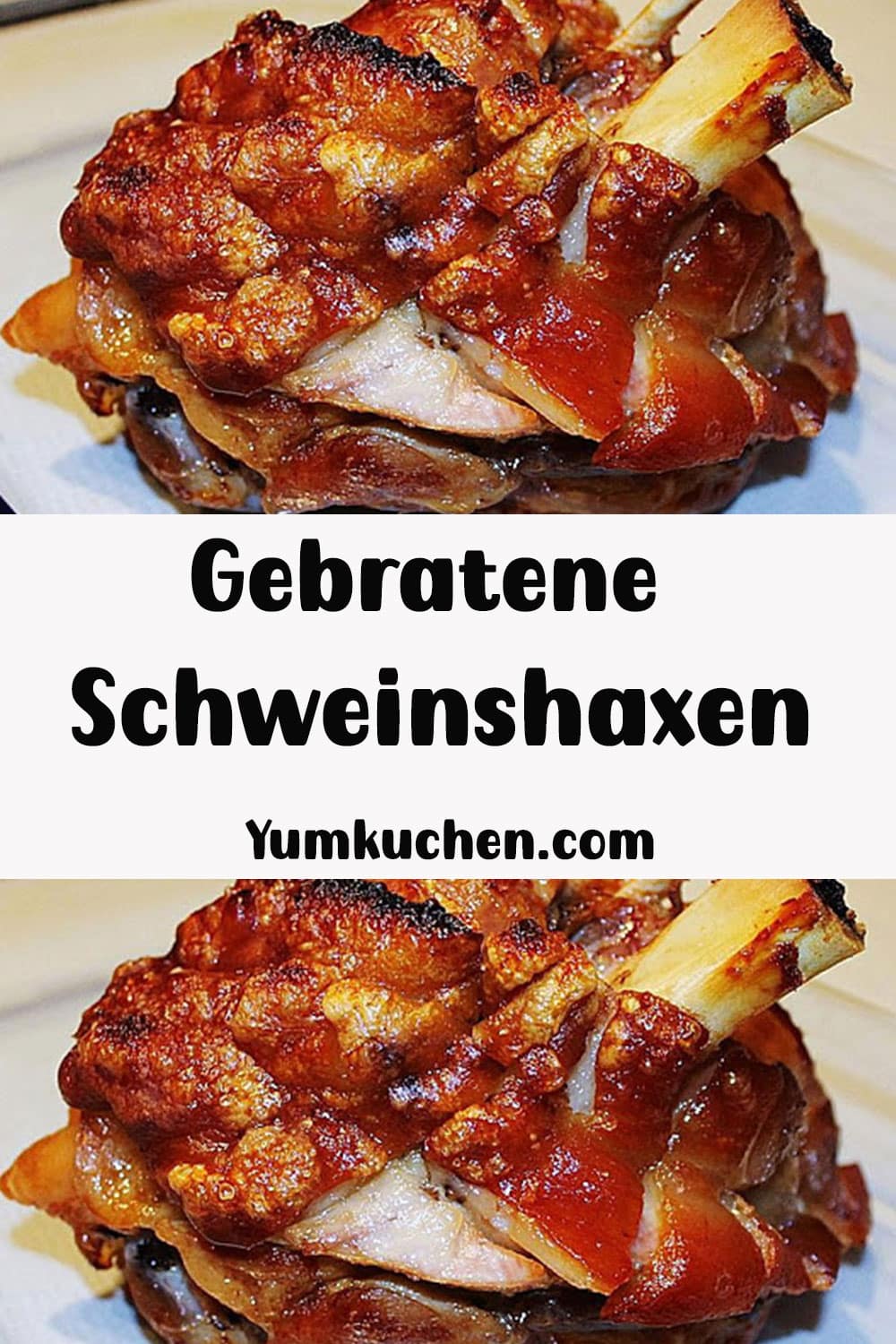 Gebratene Schweinshaxen