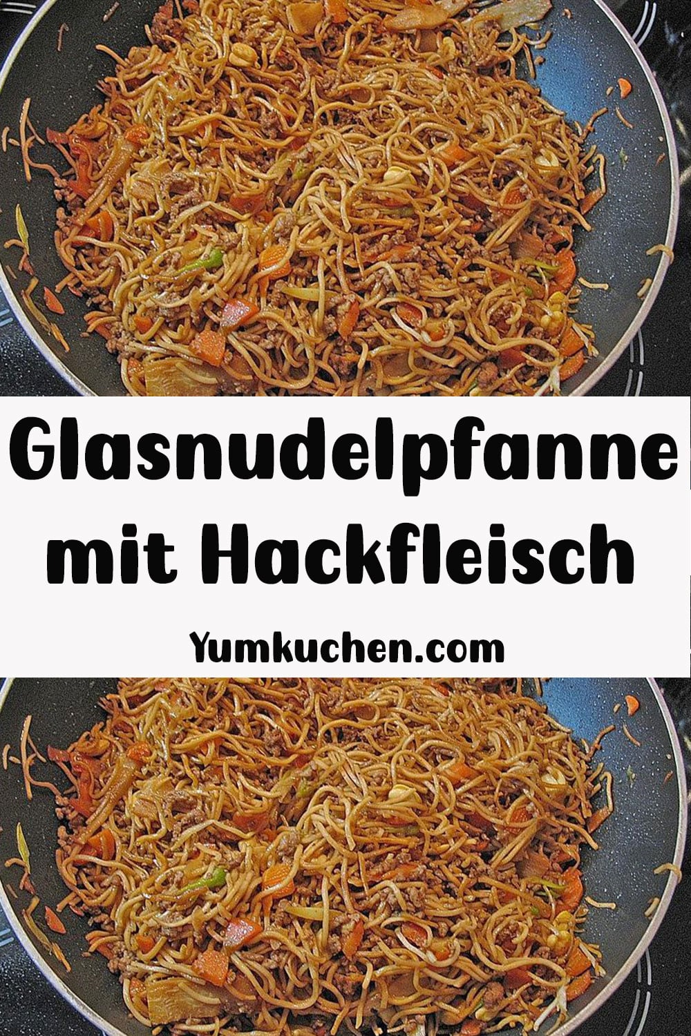 Glasnudelpfanne mit Hackfleisch