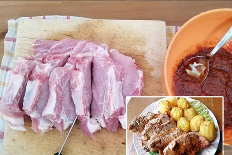 Das leckerste Fleisch mit Kartoffeln aus dem Ofen – das Geheimnis liegt in der Marinade