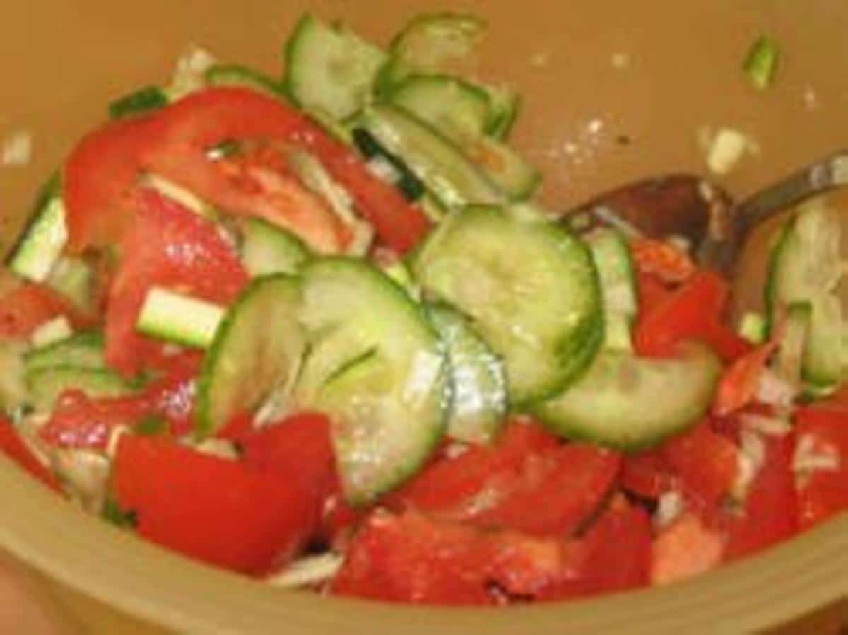 Gurken Tomaten Salat