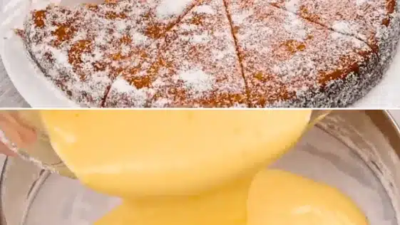 Orangenkuchen mit Kokos Rezept: das duftende und sehr weiche Dessert!