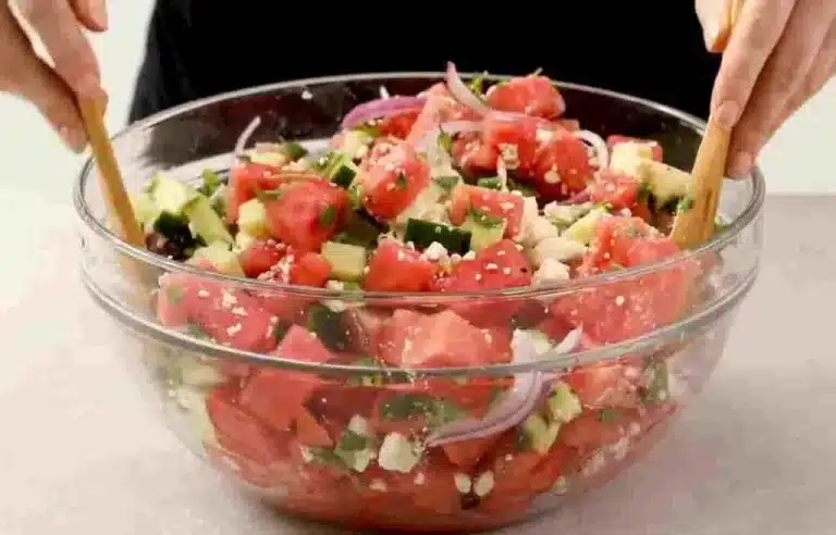 Wassermelonensalat