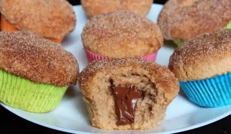 Nutella Zimt Muffins, schnell und Ratz fatz weggefuttert