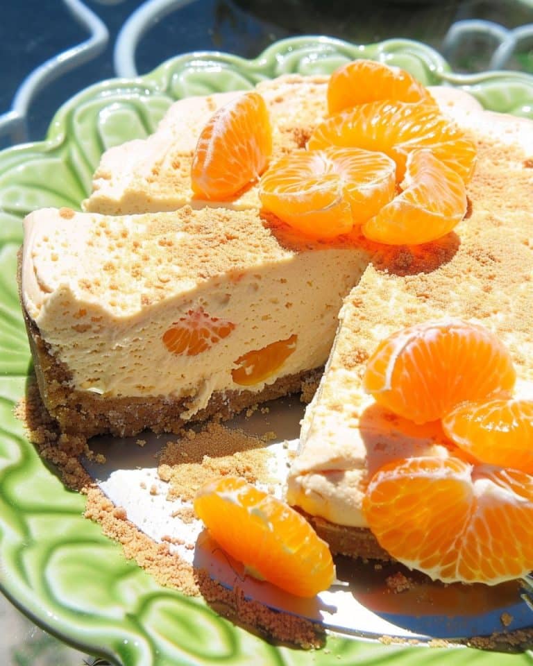 Kässekuchen mit Mandarinen