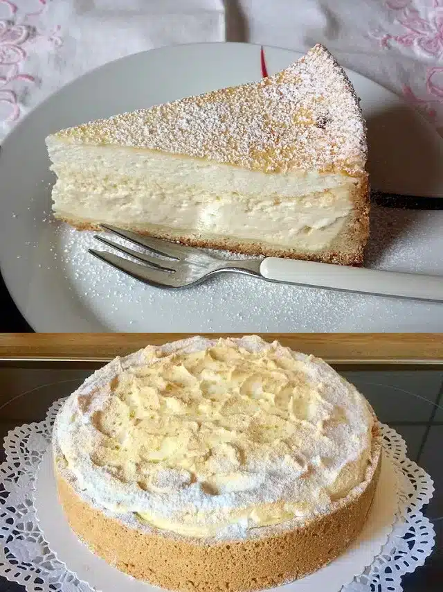 Käse-Schneekuchen mit Schmand