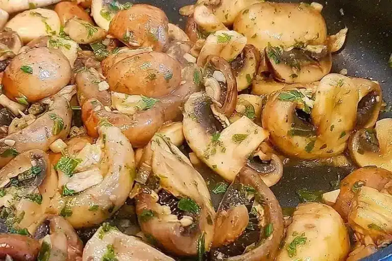 Knoblauch Champignons