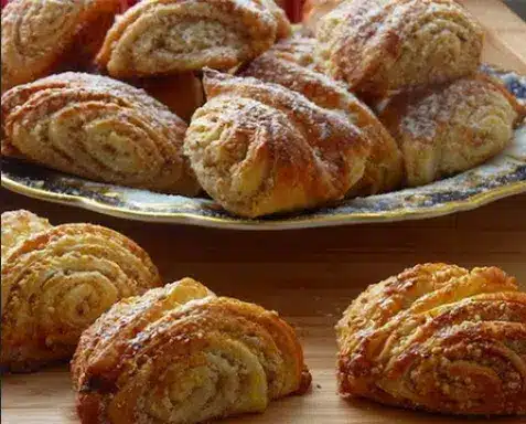 Zimt-Nuss-Schnecken