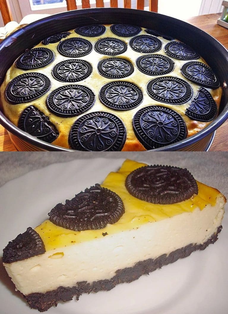 Fantastischer Oreo Cheesecake, unglaublich lecker