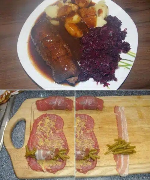 Rouladen Mit Rotkohl Und Kartoffeln: Ein Traditionelles Festmahl