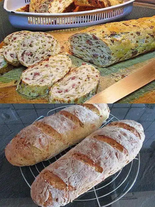 Einzigartig Lecker Und So Einfach! – Zwiebel-Käsebrot Mit Schinken