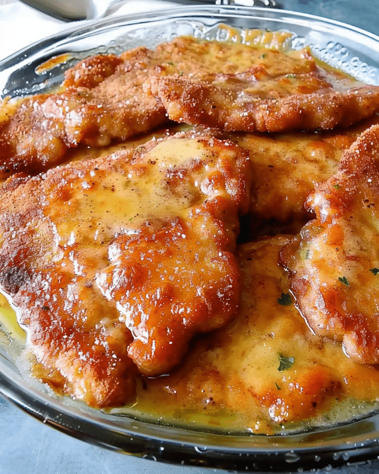 Pfarrerschnitzel – leckeres zartes und saftiges Fleisch mit feiner Soße