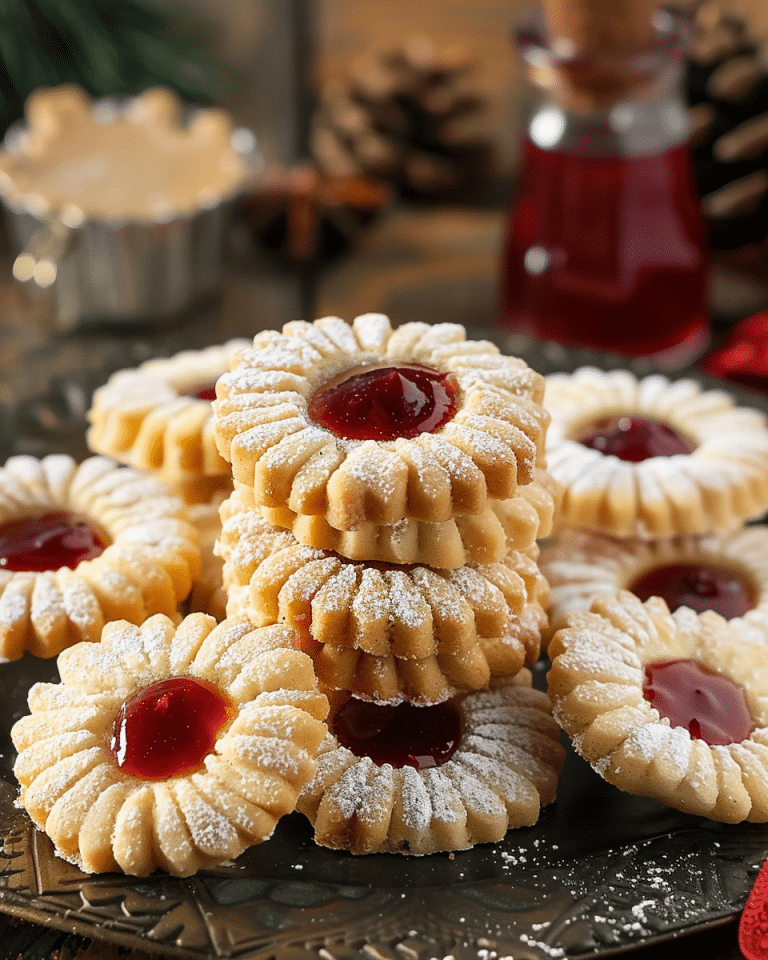 Sandgebäck Mit Marmelade – Zarte Weihnachtsplätzchen