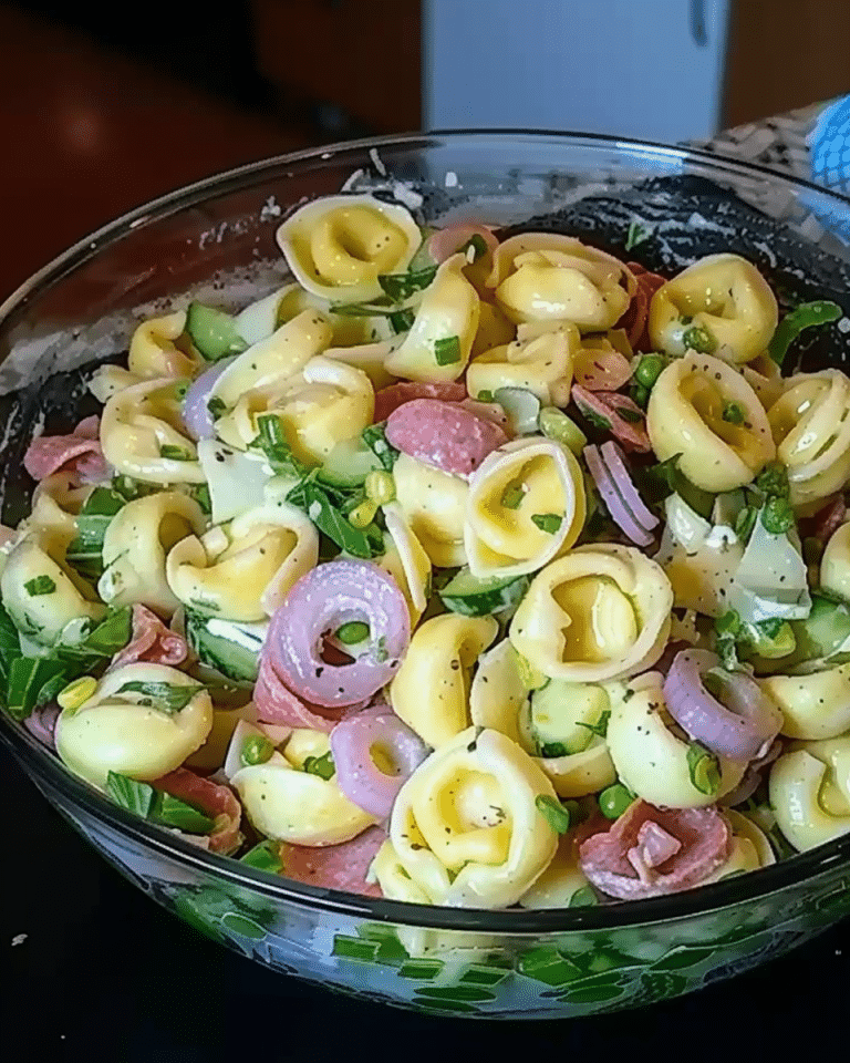 Für mich der leckerste und bester Salat! Tortellinisalat unglaublich lecker