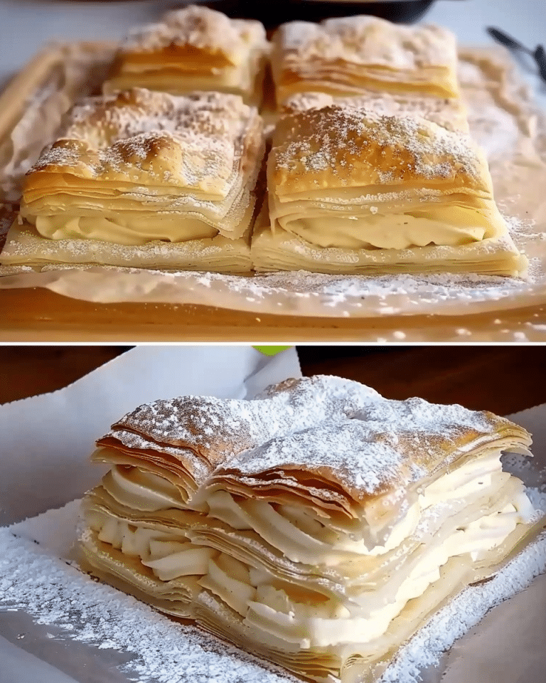 Vanillecremepudding im Blätterteig: Ein himmlisches Dessert