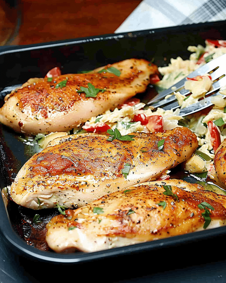 Hähnchenbrustfilets aus dem Backofen