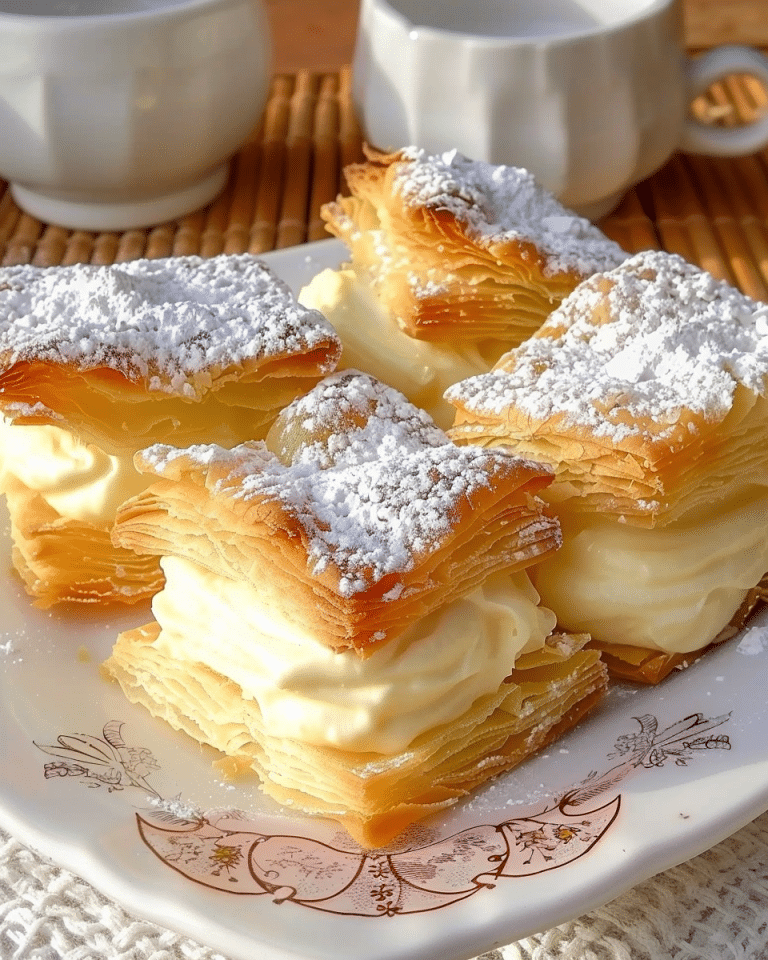 Vanillecremepudding Im Blätterteig rezept