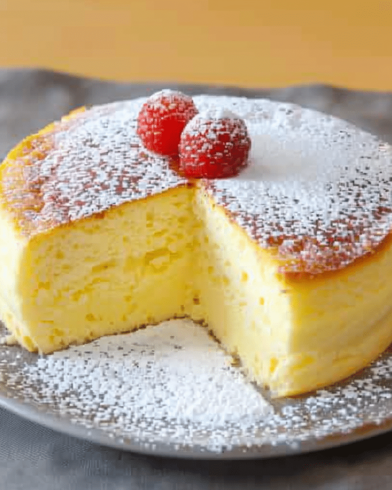 Japanischer Soufflé-Käsekuchen