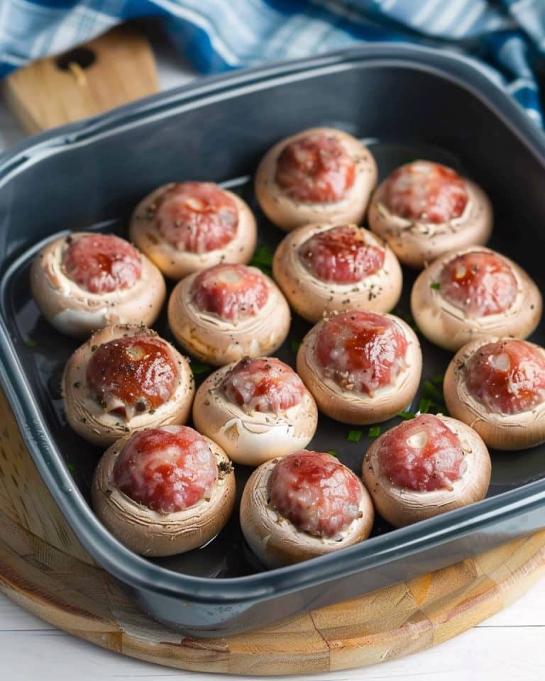 Fefüllte Champignons: Ein Einfaches Rezept Für Ein Schnelles Und Leckeres Abendessen