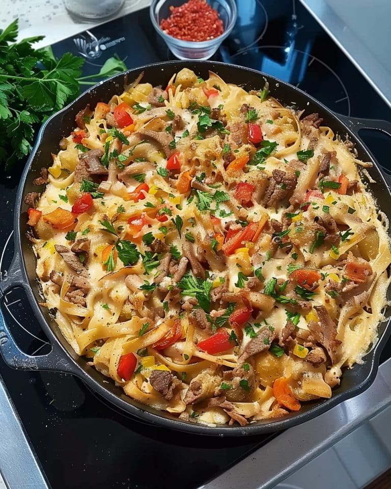 GYROS-SPÄTZLE AUFLAUF REZEPT