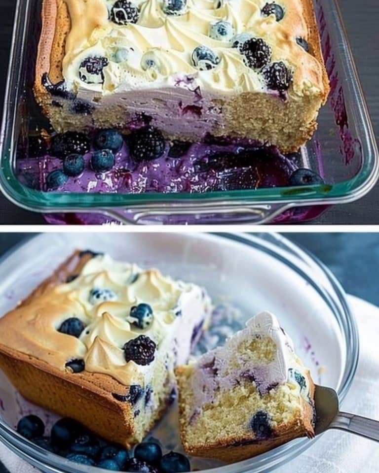 Italienischer Joghurtkuchen mit Heidelbeeren