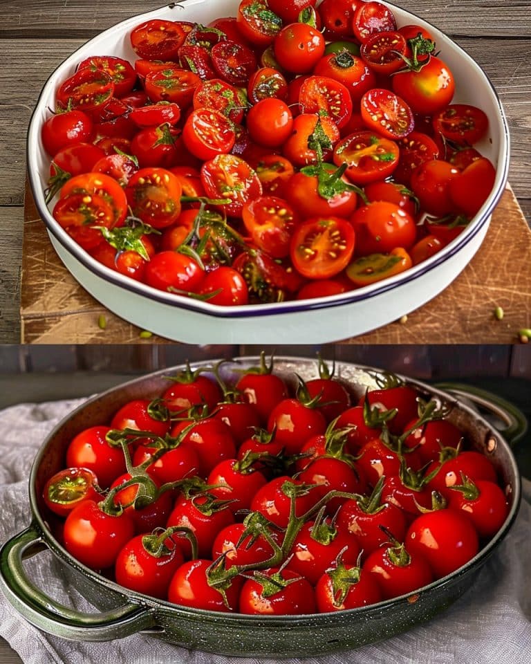 Würzen Sie die Kirschtomaten auf diese Weise und sie werden perfekt sein! Das Rezept: