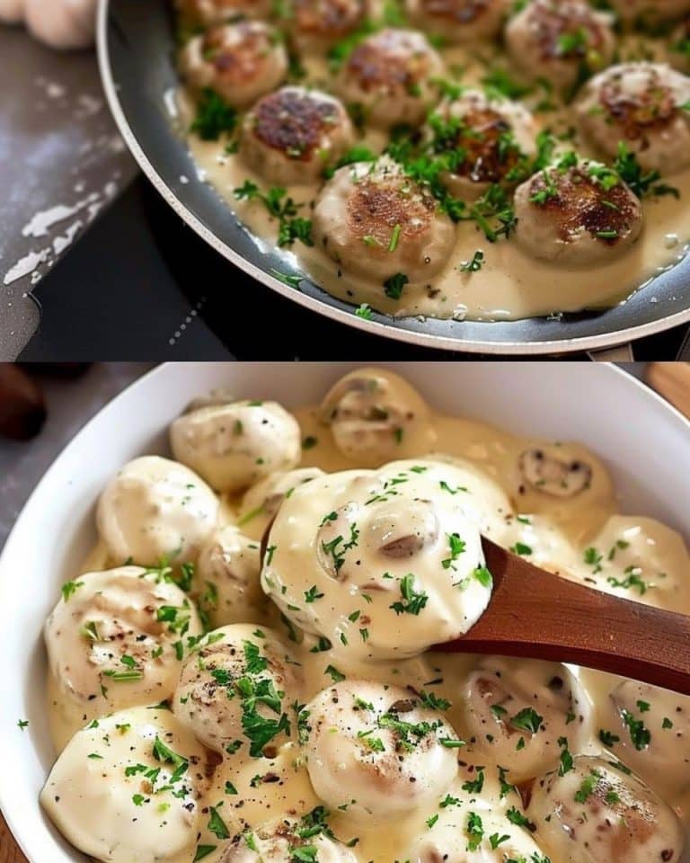 Knoblauchpilze in Parmesankäse, Oh mann ist der lecker