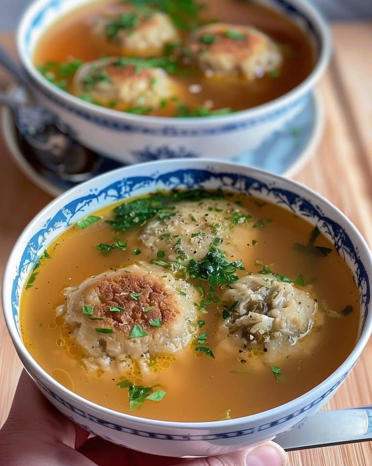 Leberknödelsuppe Omas Rezept