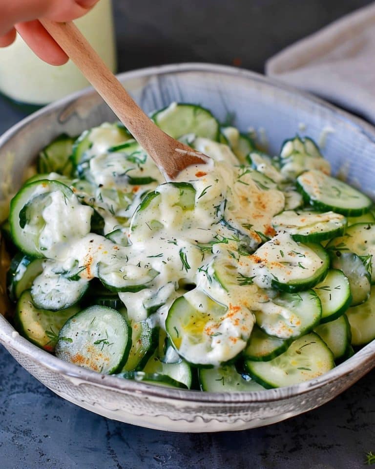 Paprika Gurken Salat Mit Joghurt Senf Dressing