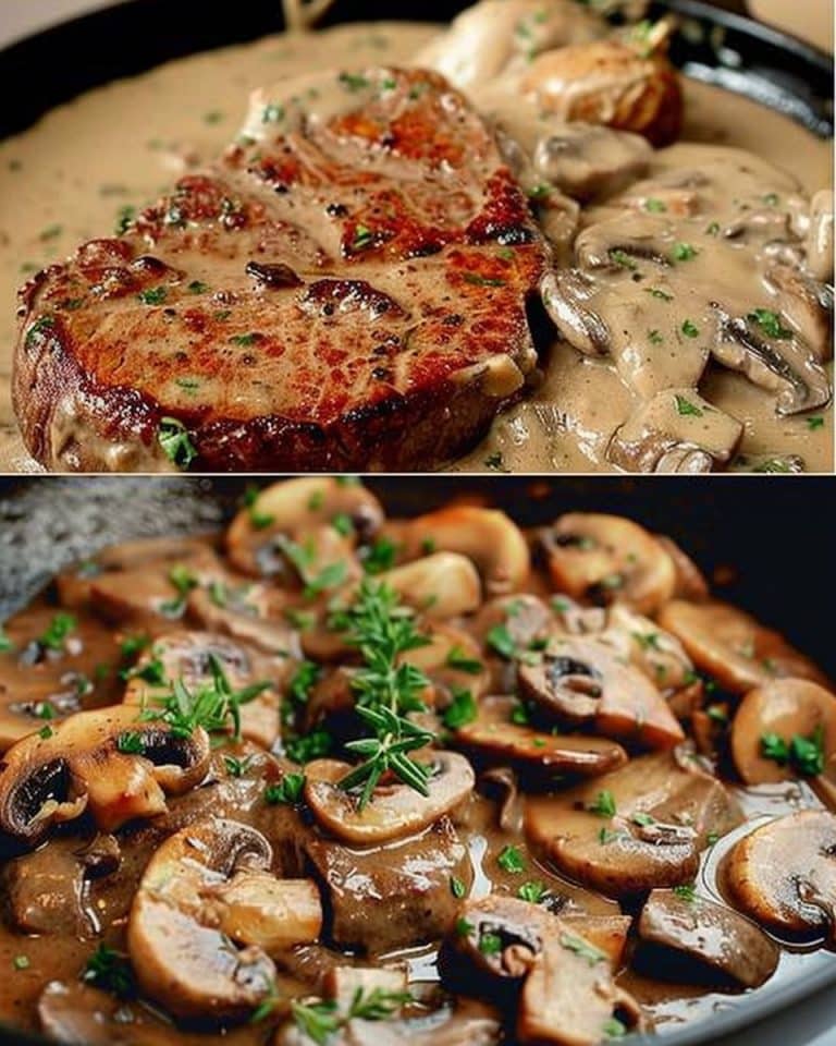 Steakpfanne mit Champignons, Boahh ist das lecker