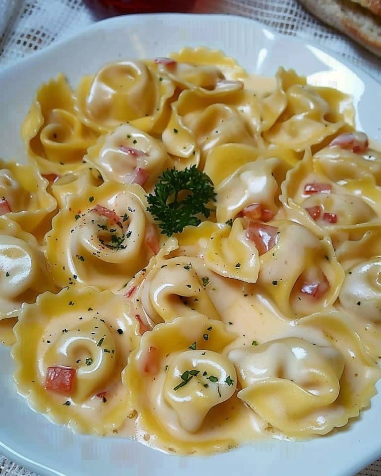 Tortellini mit Käse Sahne Soße