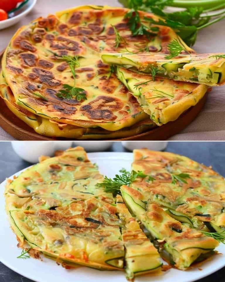 Zucchini Pfannkuchen mit Käse nur MEGAKLASSE