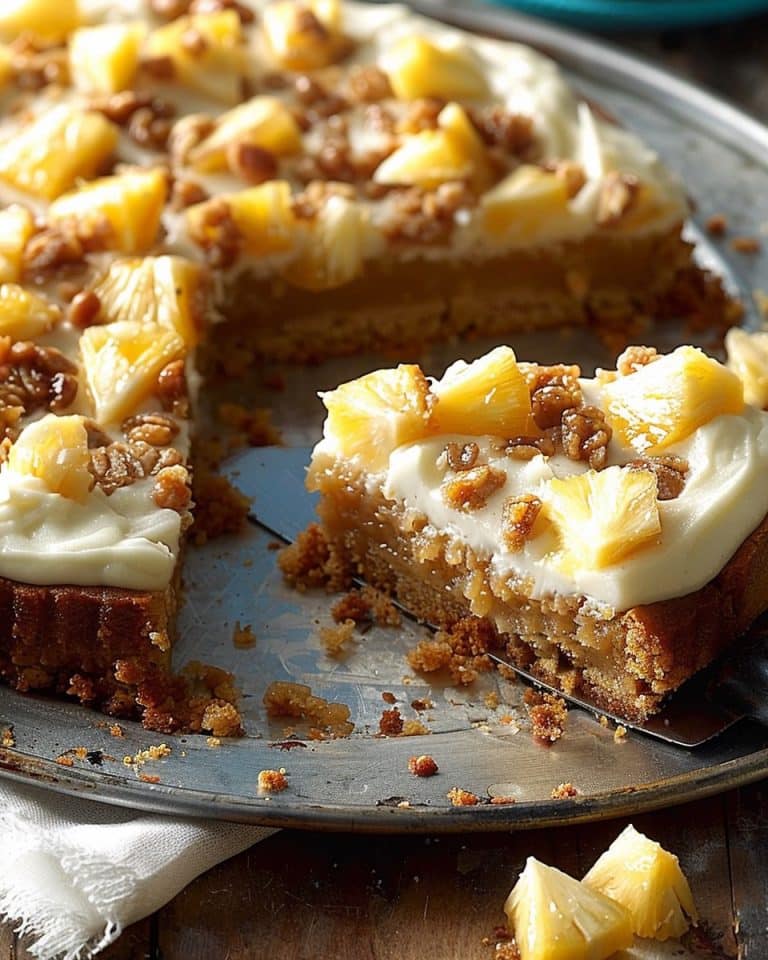 Ananas-Mandarinen-Blechkuchen