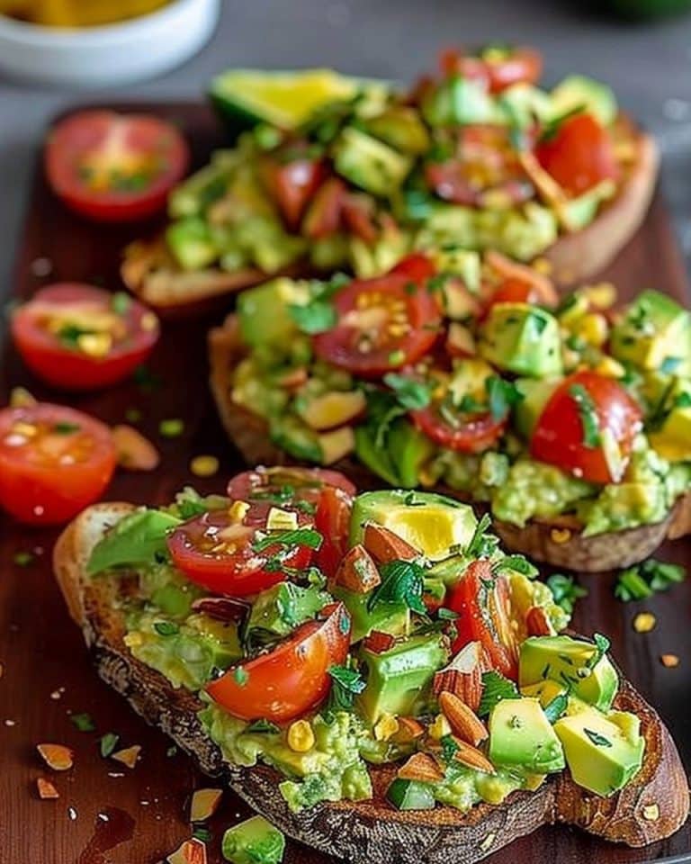 Konnte ich täglich essen wie ich es liebe, Avocadobrot mit Tomaten