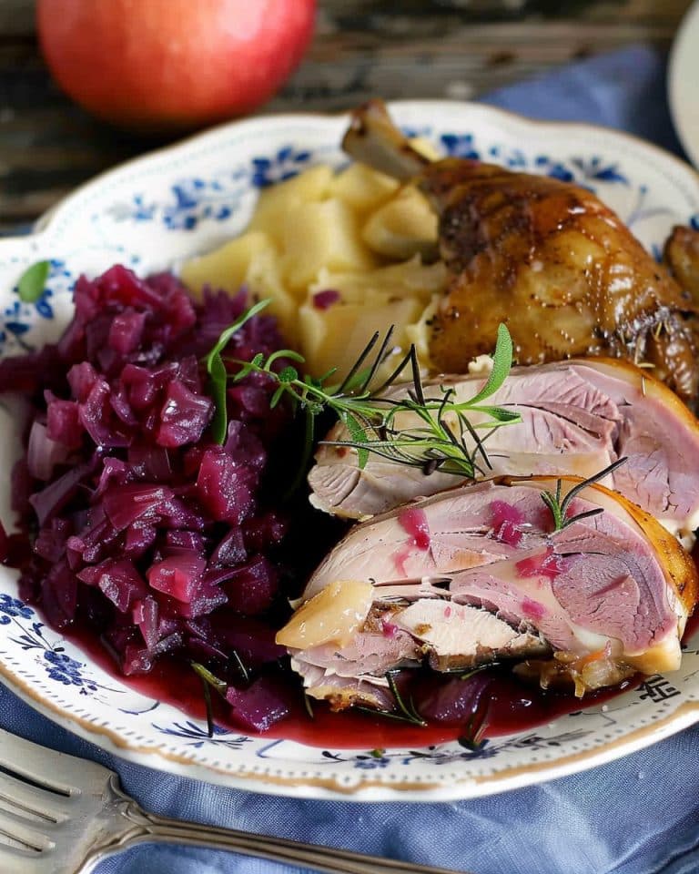 Entenbraten mit Apfelrotkohl, absolute Hammer!