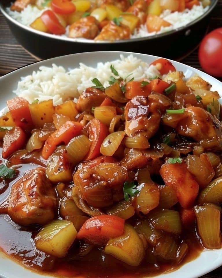 Hähnchen süß sauer, in wenigen Minuten schon fertig