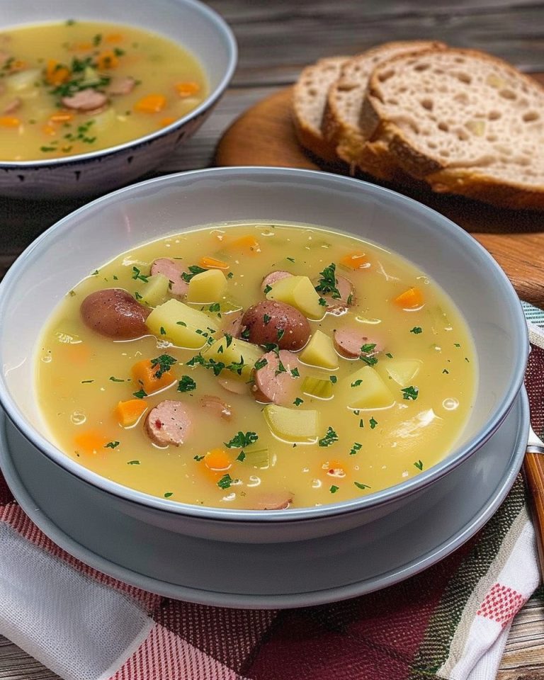 Einfache Kartoffelsuppe