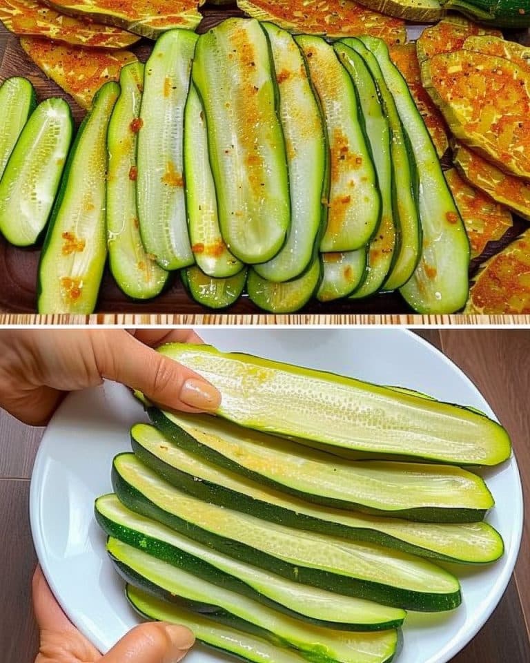 Panierte Zucchini-Scheiben mit Parmesan für jeden Tag soo lecker